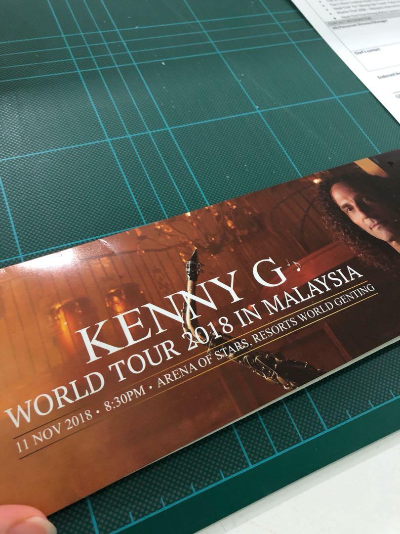 Kenny G World Tour Malaysia Genting Tickets Vouchers Event Tickets On Carousell