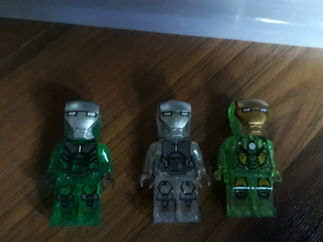 green iron man lego
