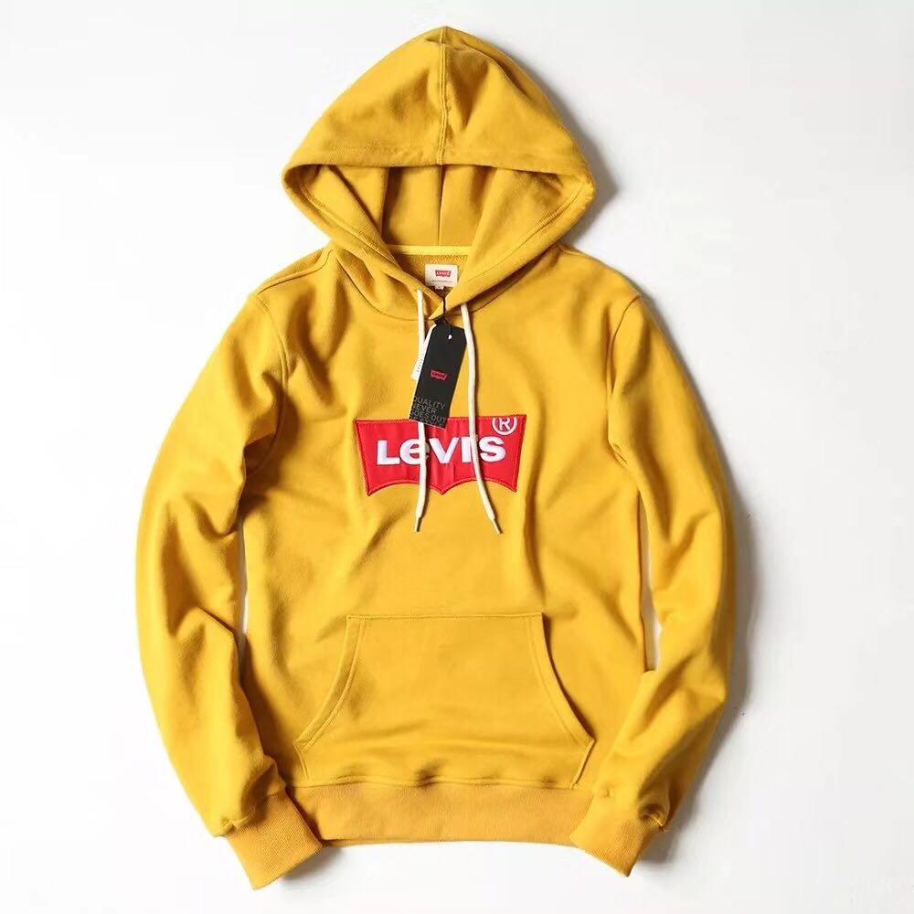 levis yellow sweatshirt