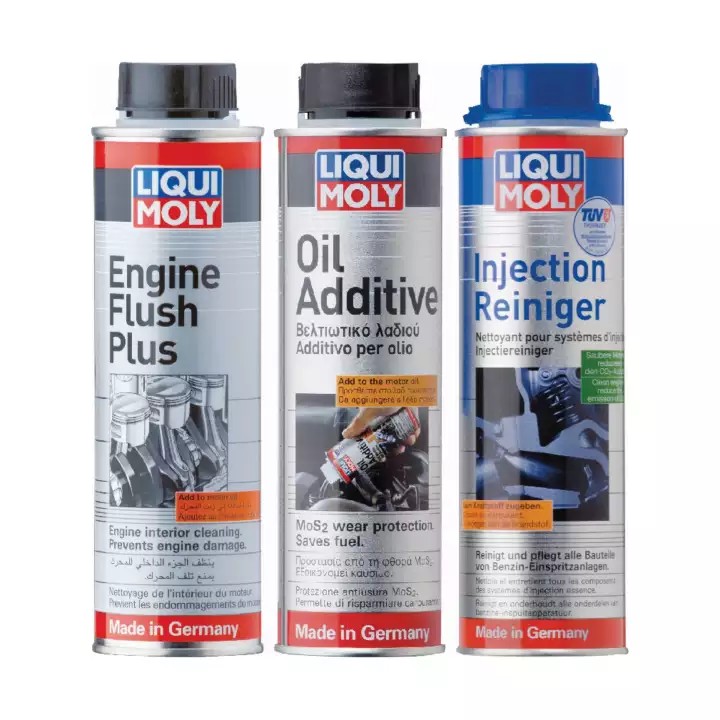 Sale Cheapest And Back In Stock Liqui Moly 3 Bottle Promotion Set Engine Flush Plus Oil Additive And Fuel Injection Cleaner 300ml Each Self Collect Postal Code 120324 Clementi Car Accessories Accessories