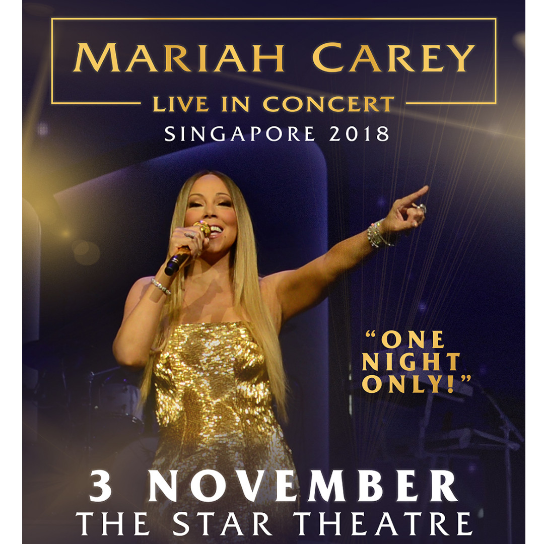 Mariah Carey in Singapore CAT 2 Row CU 300/ticket, Tickets