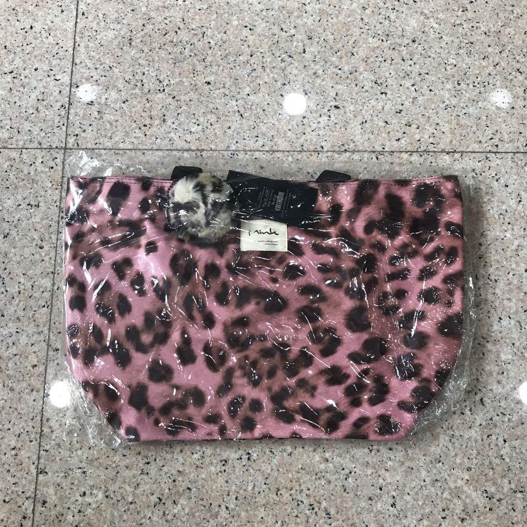 Mink Pink Leopard Print Handbag, Women's Fashion, Bags Wallets
