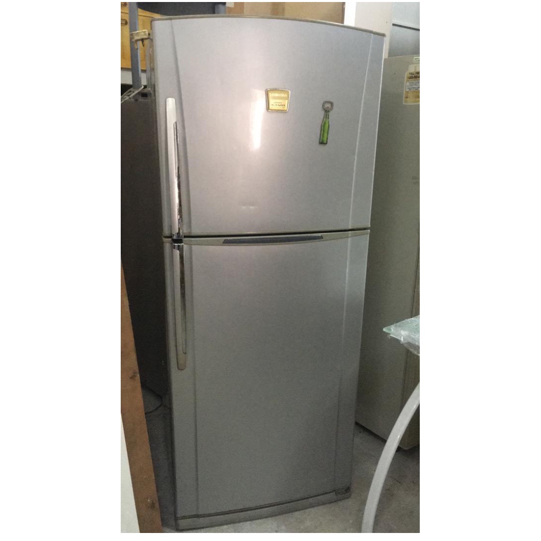 Peti Sejuk Fridge Toshiba Hybrid Plasma 430 L L89 AF TV Home