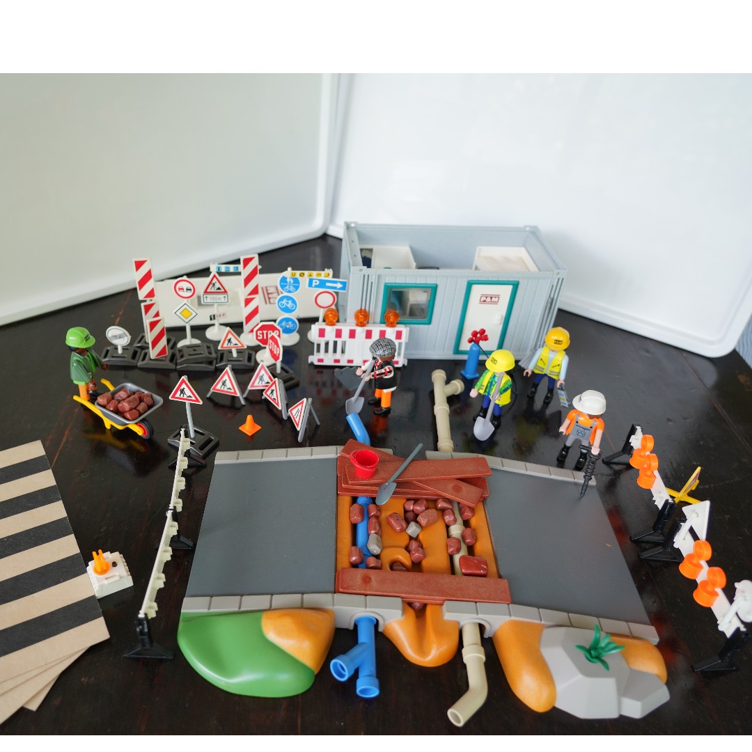 playmobil road construction