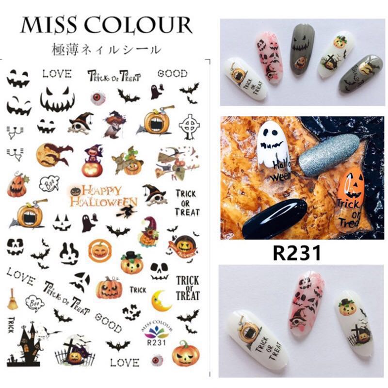 halloween nail art stickers