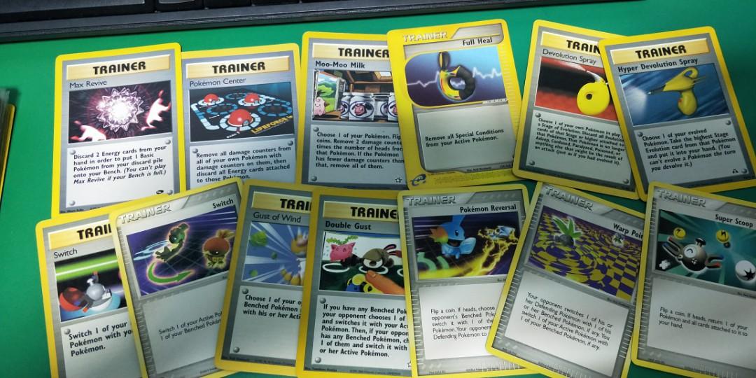 Pokemon Trainer Cards, Hobbies & Toys, Toys & Games on Carousell