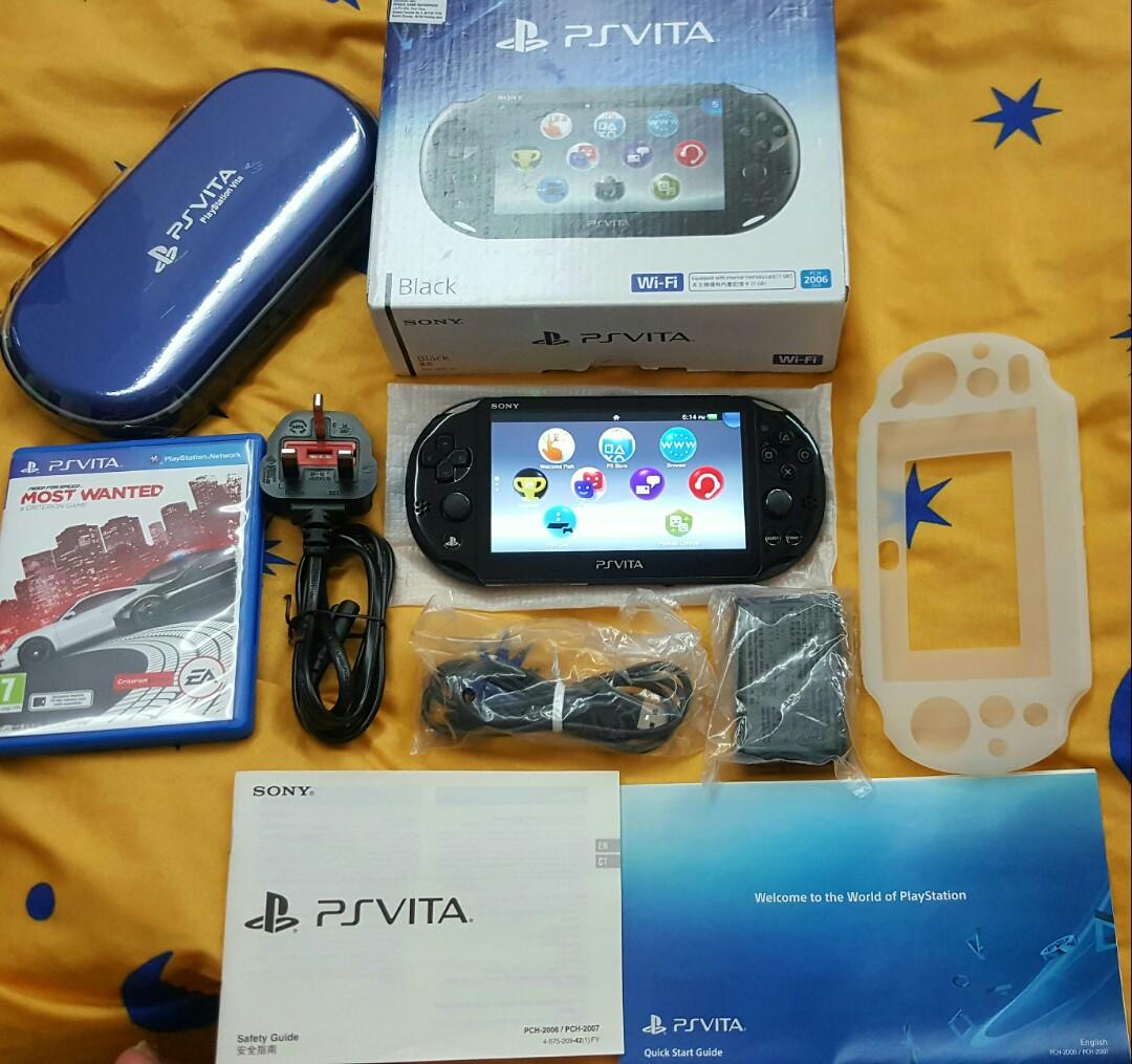 Ps Vita 2k Black Video Gaming Video Game Consoles On Carousell