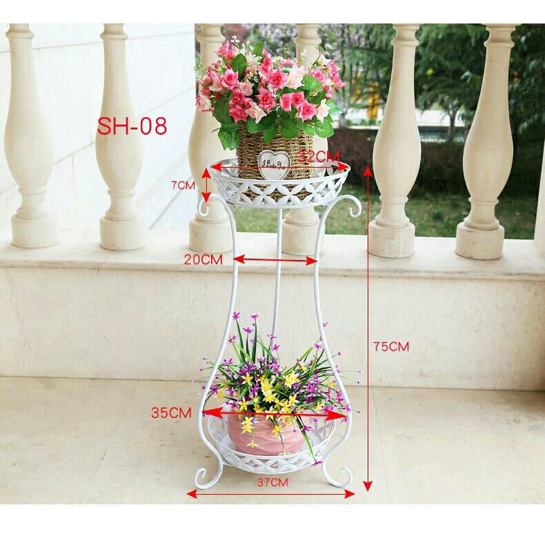 Rak Bunga Dua Tingkat English Style Home Furniture Home Decor On Carousell