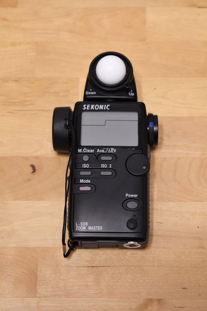 SEKONIC L508 ZOOM MASTER Lightmeter 測光錶, 攝影器材, 攝影配件, 燈光及Studio設備