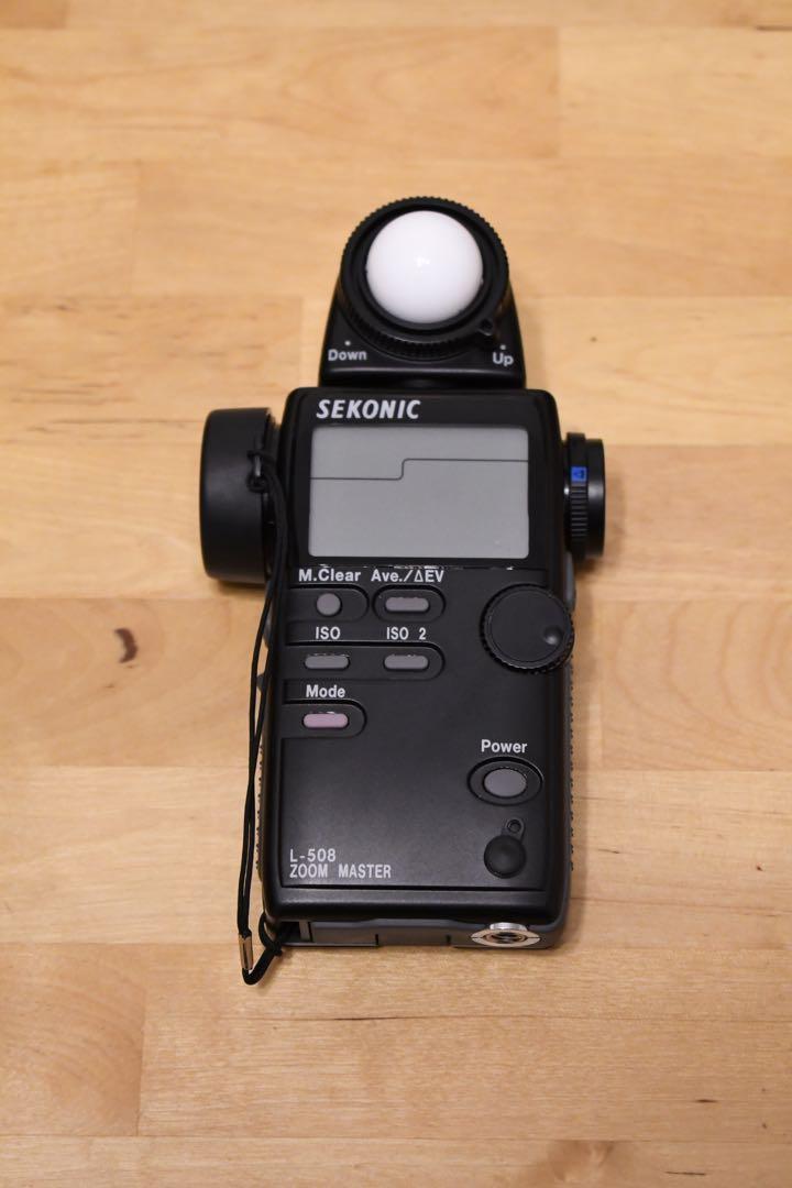 SEKONIC L508 ZOOM MASTER Lightmeter 測光錶, 攝影器材, 攝影配件, 燈光及Studio設備