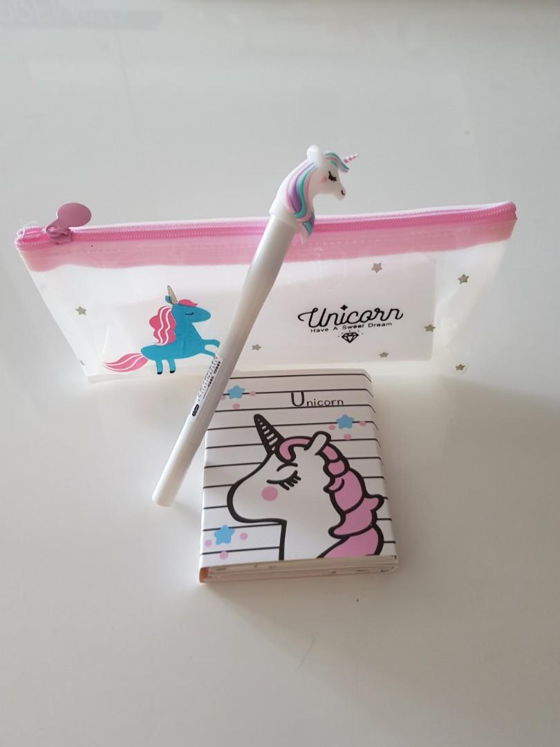 Unicorn Gift Set White Furniture Others On Carousell