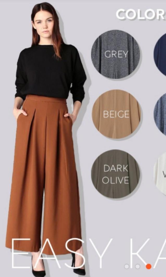 Palazzo uniqlo top