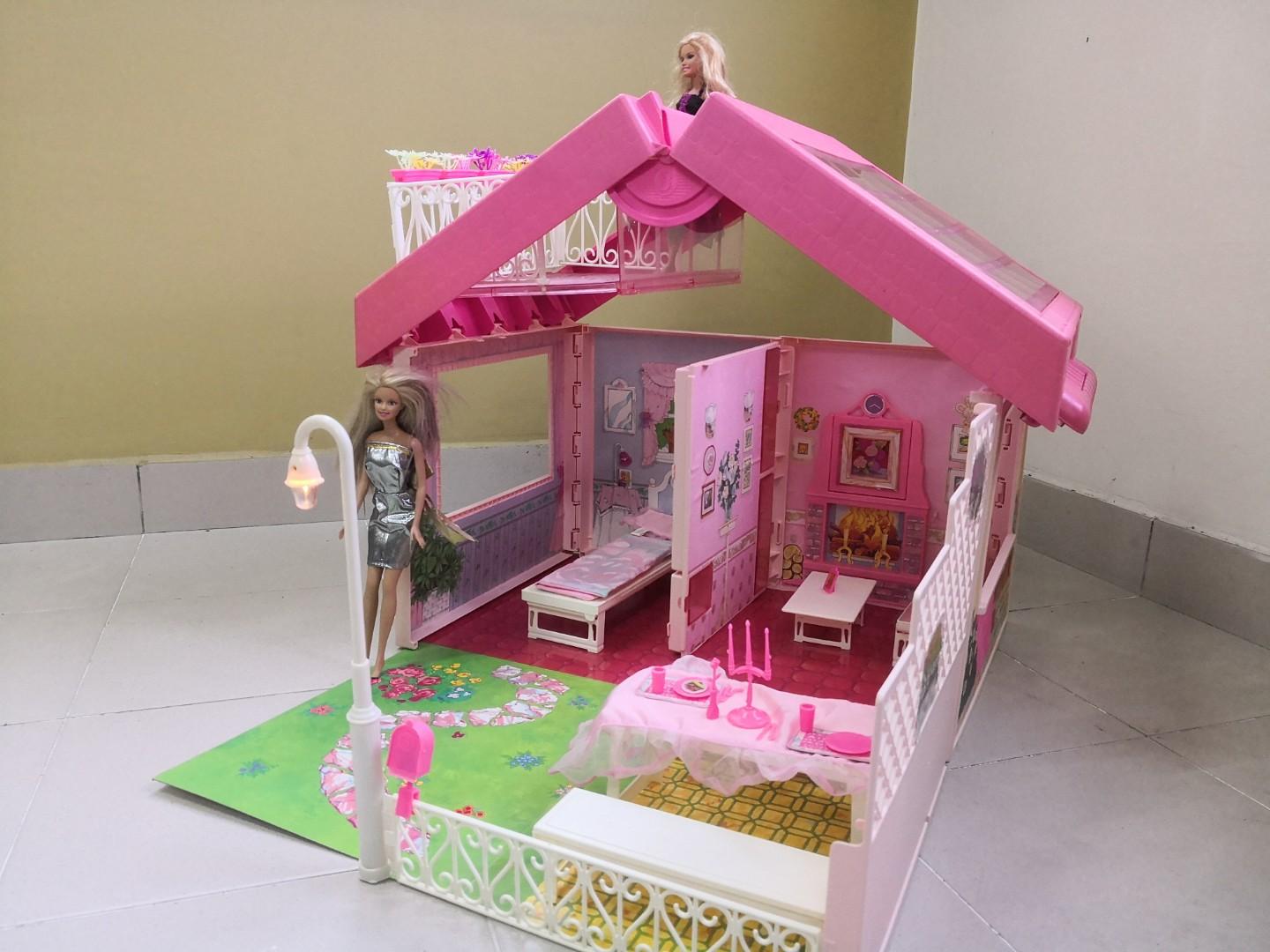 Barbie folding fun house new arrivals