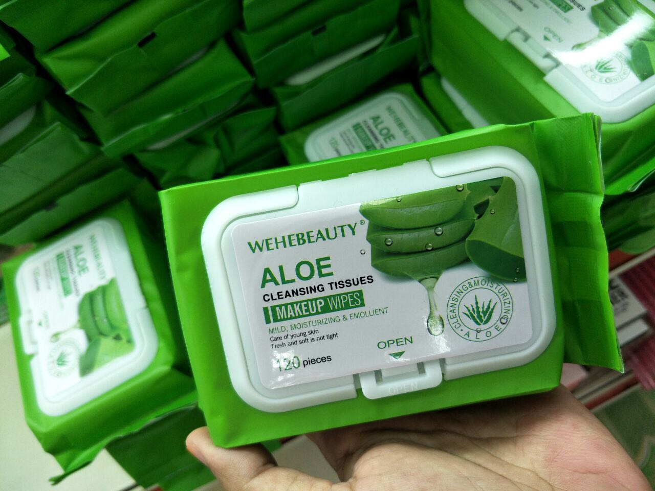 Wehebeauty Aloe Vera Makeup Wipes Health Beauty Skin Bath