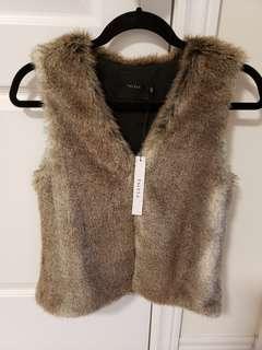 Talula faux fur vest from Aritzia