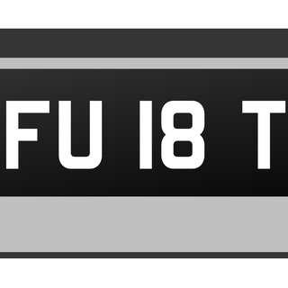 Nice number plate - FU18T for grab !
