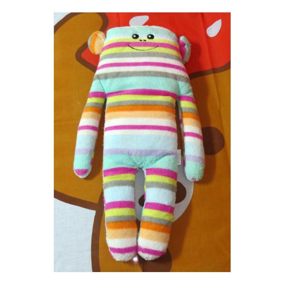 宇宙人人形大抱枕抱枕娃娃高60公分玩偶布偶絨毛娃娃條紋兔熊貓 玩具 玩偶在旋轉拍賣