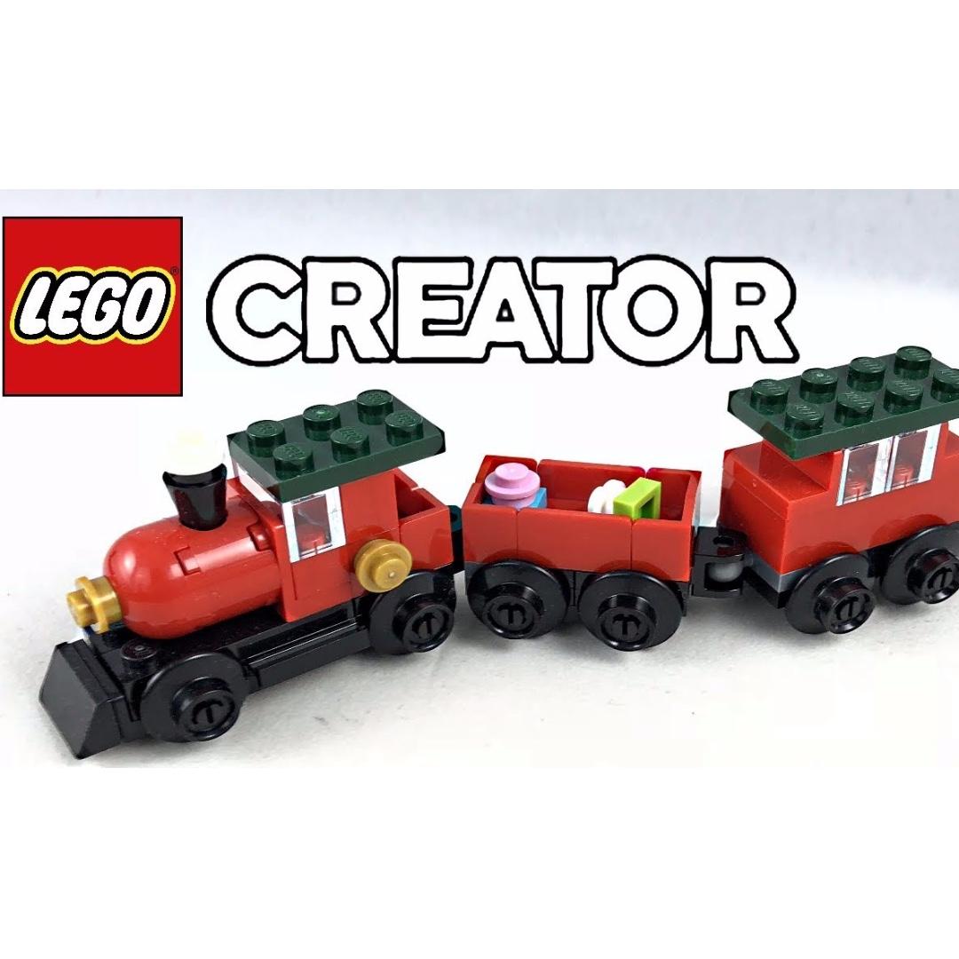 lego christmas train 2018