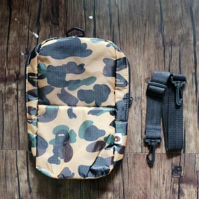 Tas bape top sling bag