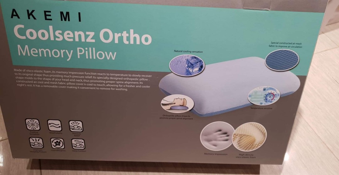 Akemi coolsenz ortho sale memory pillow