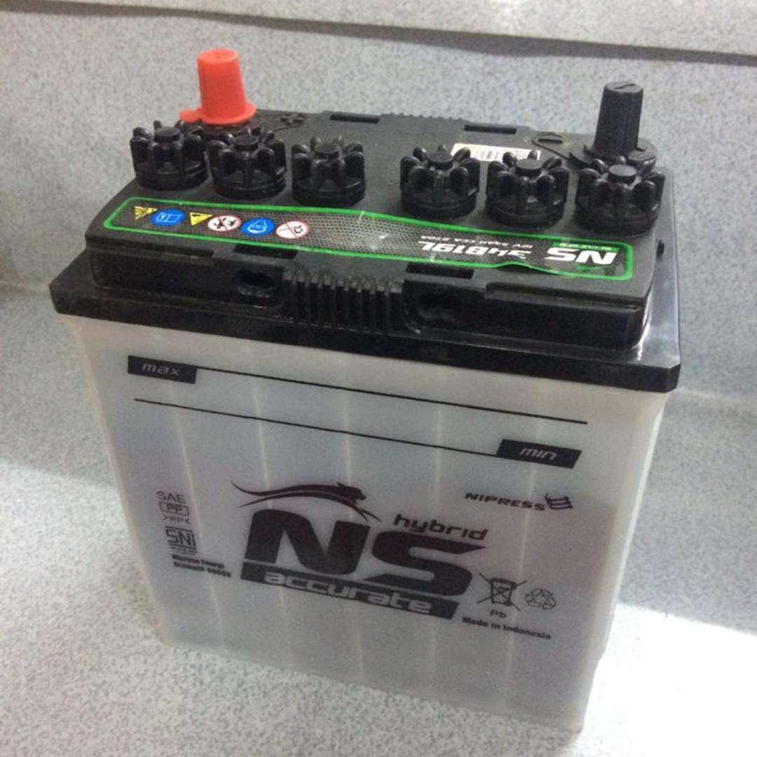 Aki / Accu Mitsubishi Xpander merk Hybrid NS Accurate, Aksesoris Mobil