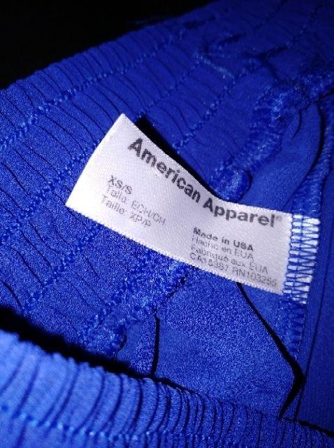 American Apparel Blue Chiffon Skirt (Category: Skirts) located in Makati City. Submitted by simpletreasuresks (Listing ID 195512156, Image 2). Description: American Apparel Blue Chiffon Skirt P100 Size: XS/S Fits: XS-M Garterized waistband, like brand new. Made in USA. Manage your expectations, this is preloved. Need to be washed. Actual color may be slightly different because of the lights during pictorial. #prelovedph #muraph #prelovedphilippin