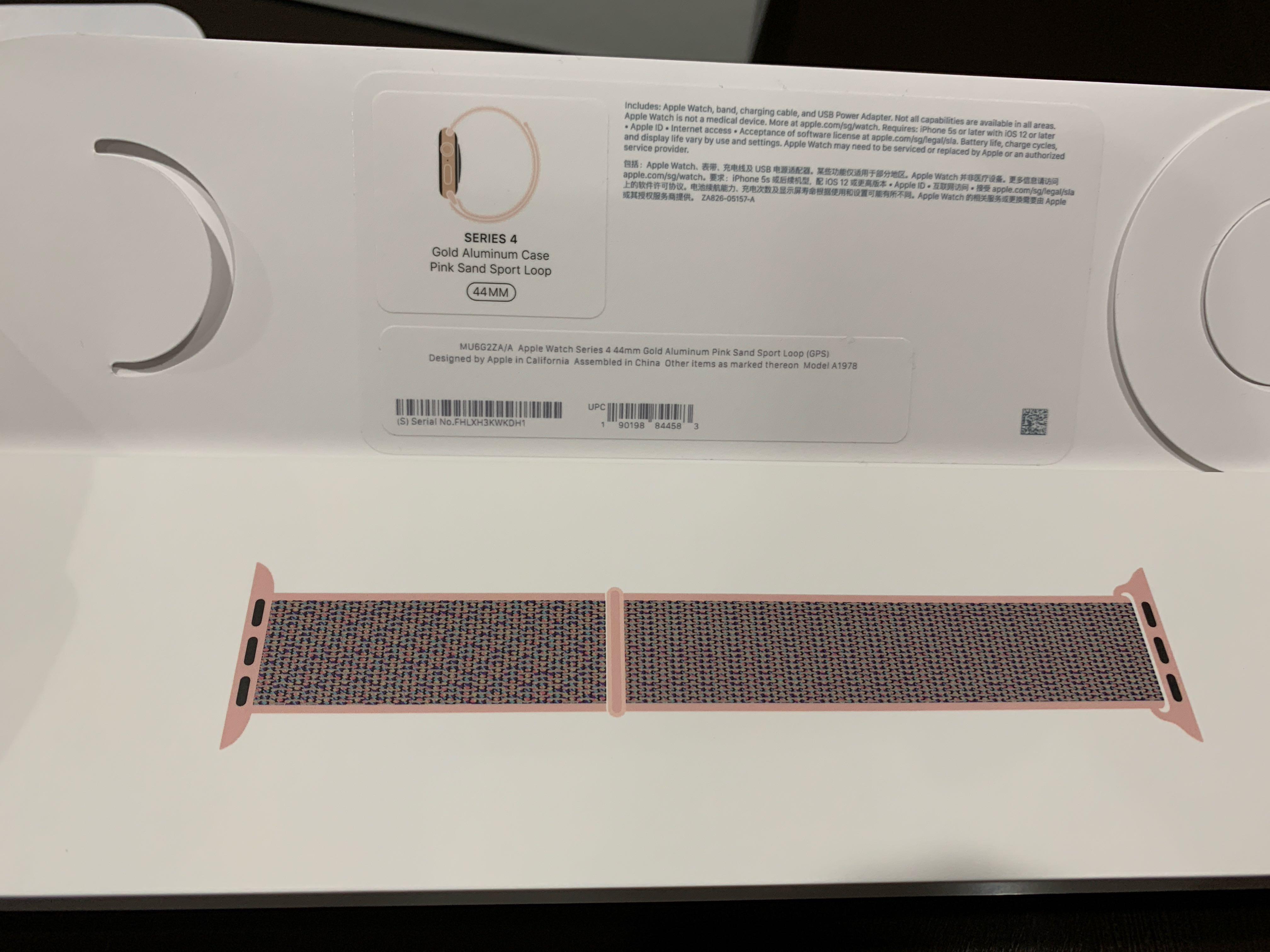 apple watch series 4 sand sport loop
