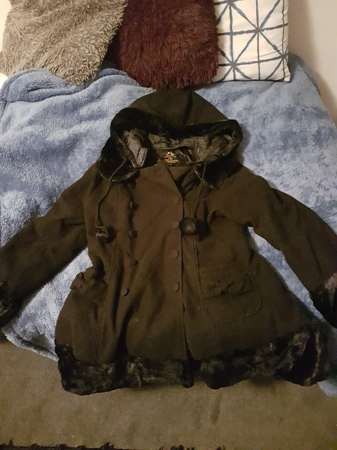 Authentic Hell Bunny Pin Up Winter Coat Women S Fashion Clothes