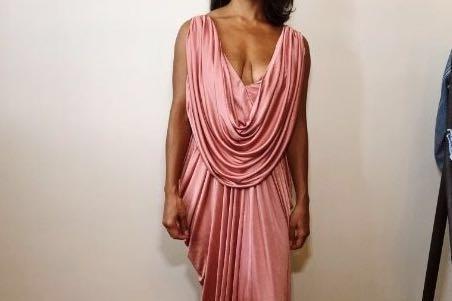 Authentic Sheike Grecian Maxi Dress In Cinnamon Women S Fashion