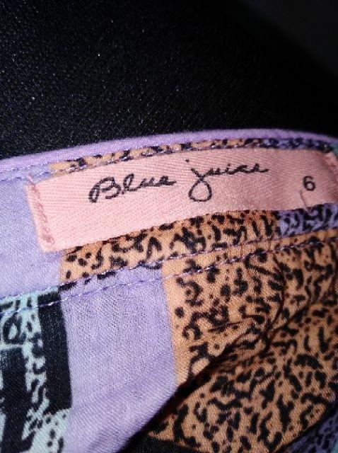 Blue Juice Colorful Top (Category: Others Tops) located in Makati City. Submitted by simpletreasuresks (Listing ID 195507711, Image 2). Description: Blue Juice Colorful Top Size: 6 Fits: S-M Take note of the small hole at the back. See picture #4 for details. #prelovedph #muraph #hmph #dressph #f21ph #topshopph #prelovedphilippines #brandedph #lookingforph #secondhandph #zaraph #ootdph #blouseph #saleph #forsaleph #kscollection.