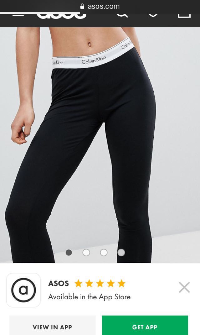 asos calvin klein leggings