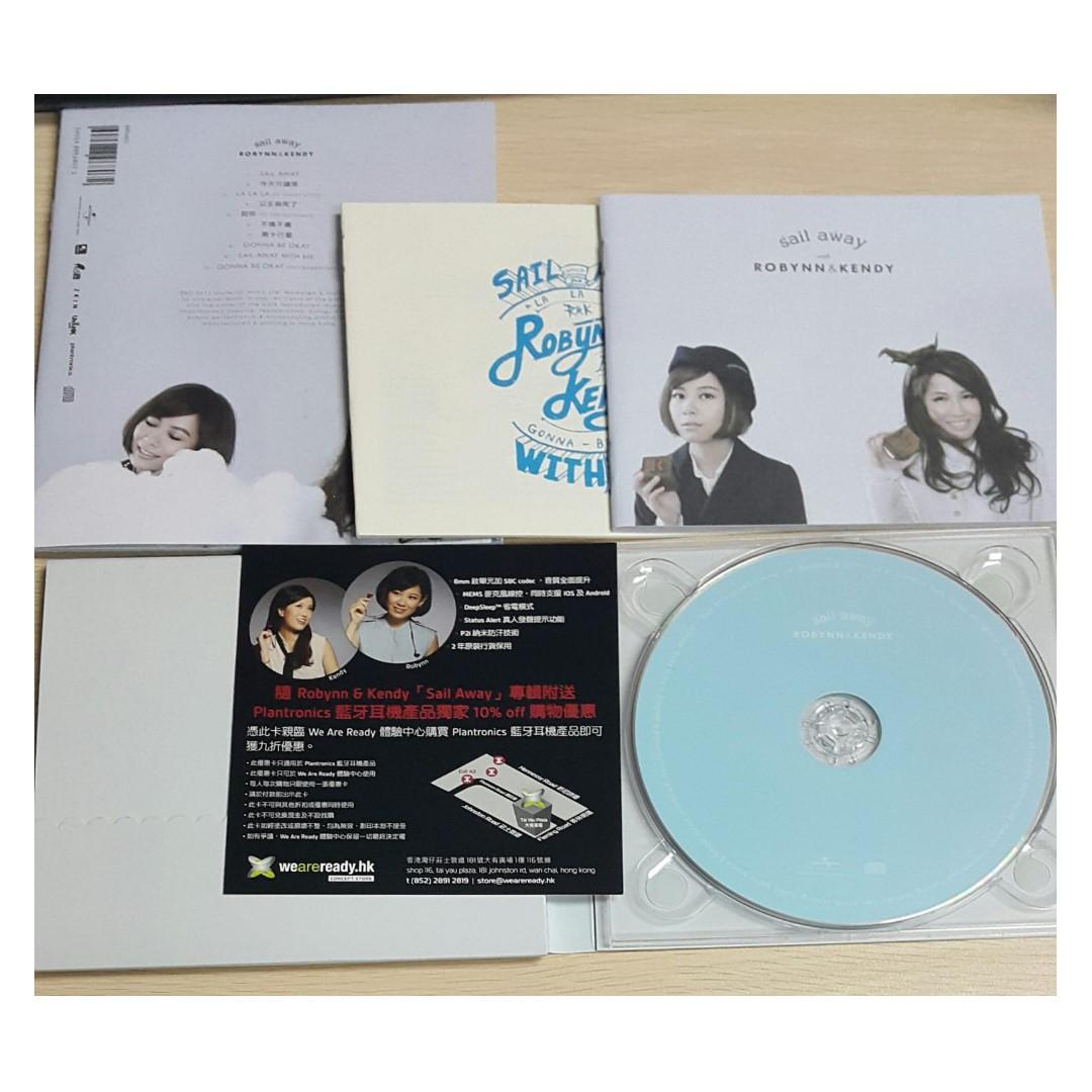 Robynn & Kendy (葉晴晴、孫曉慧) CD 5セット 包郵] CD R&K 葉晴晴孫曉慧ROBYNN & KENDY Sail Away 2013 第3張組合