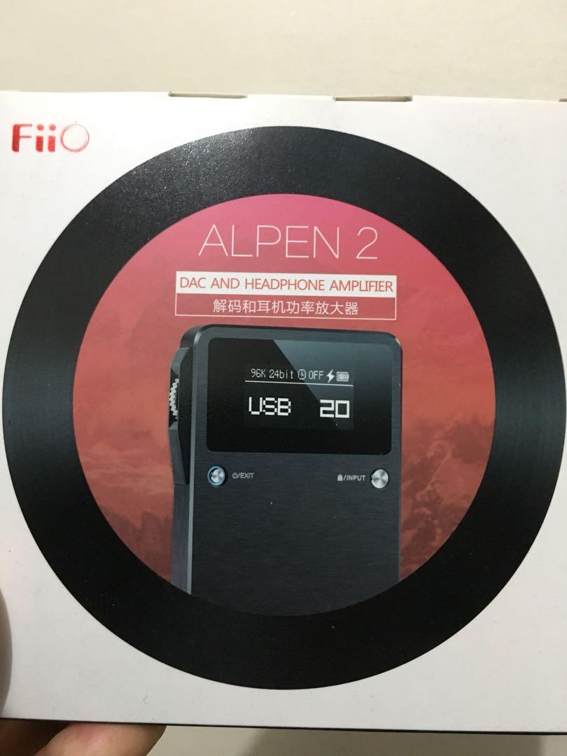 Fiio Alpen 2 E17K DAC and Headphone Amplifier, Audio, Headphones
