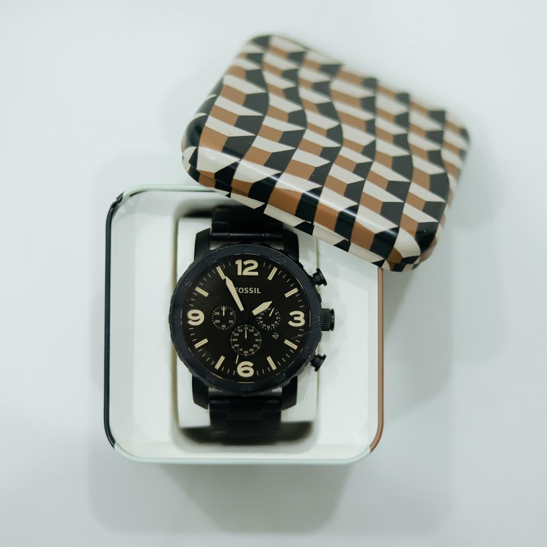 Accessories, Watches Fossil Fashion, Men\'s & Watches Carousell on Nate JR1356,