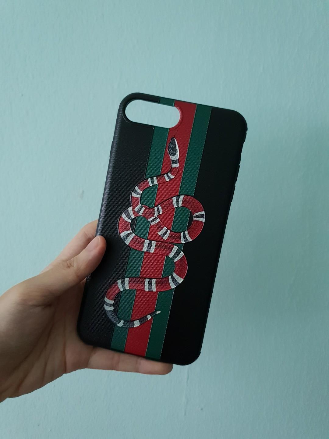 Gucci snake 7/8 plus case, Mobile Phones & Gadgets, Mobile & Accessories, Cases & Sleeves on Carousell