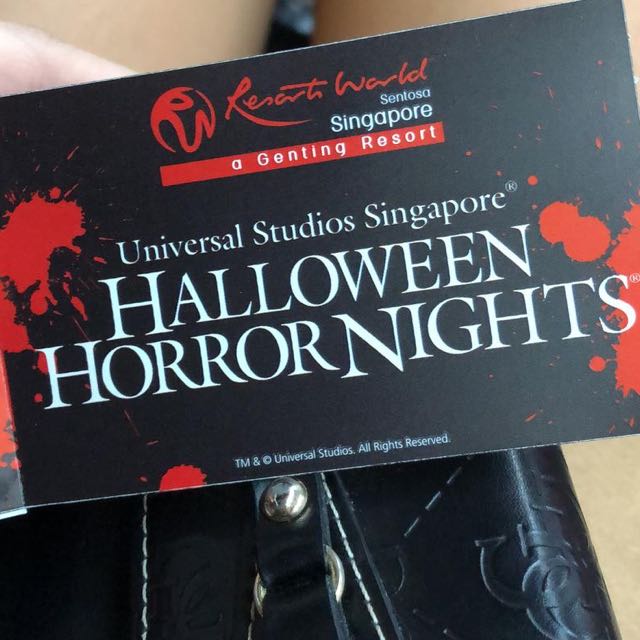 Halloween Horror Nights (HHN) 2018 Peak Ticket, Tickets & Vouchers