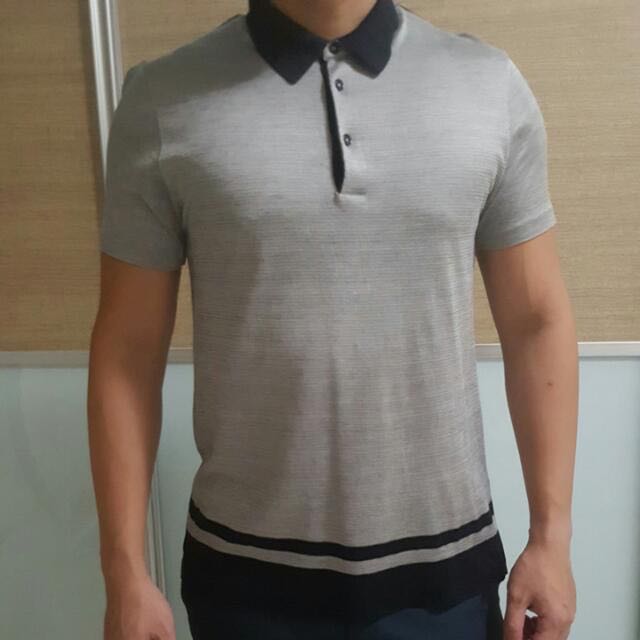 hugo boss silk polo shirt