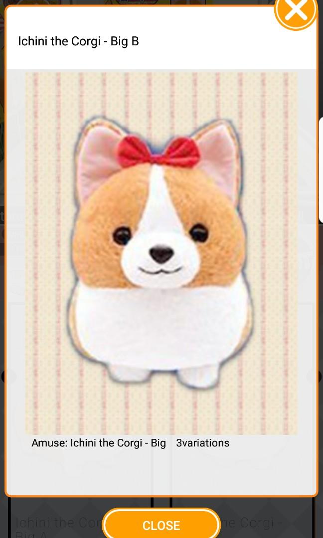 Ichini the Corgi from Toreba Hobbies Toys Toys Games on Carousell