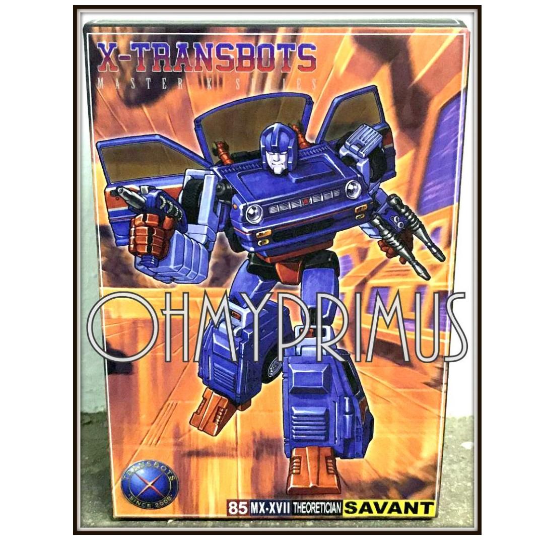 NEW X-TRANSBOTS Transformers MX-17 MX-XVII Savant Skids Figure In Stock 