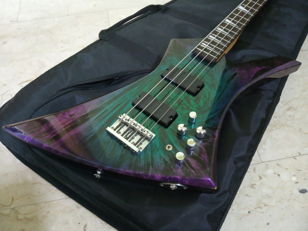 Jackson Japan X Series KBX Kelly Electric Bass Eerie Dess Swirl MIJ