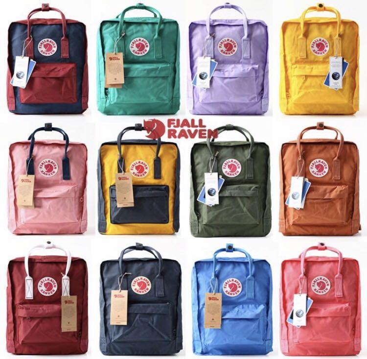 kanken backpack colours