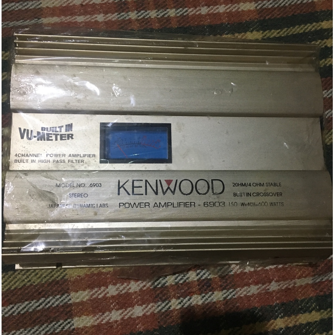 Kenwood Car amplifier, Car Parts & Accessories on Carousell