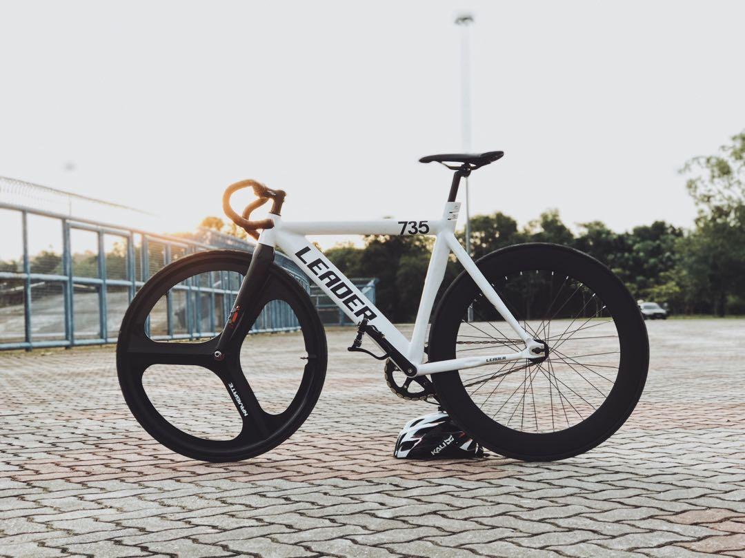 Leader 735 fixed gear bike, Sports Equipment, Bicycles & Parts, Bicycles on Carousell
