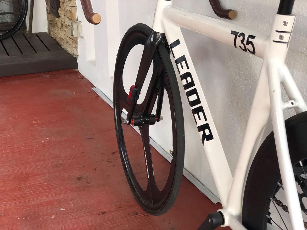 Leader 735 fixed gear bike, Sports Equipment, Bicycles & Parts, Bicycles on Carousell