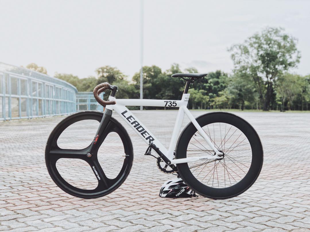 Leader 735 fixed gear bike, Sports Equipment, Bicycles & Parts, Bicycles on Carousell
