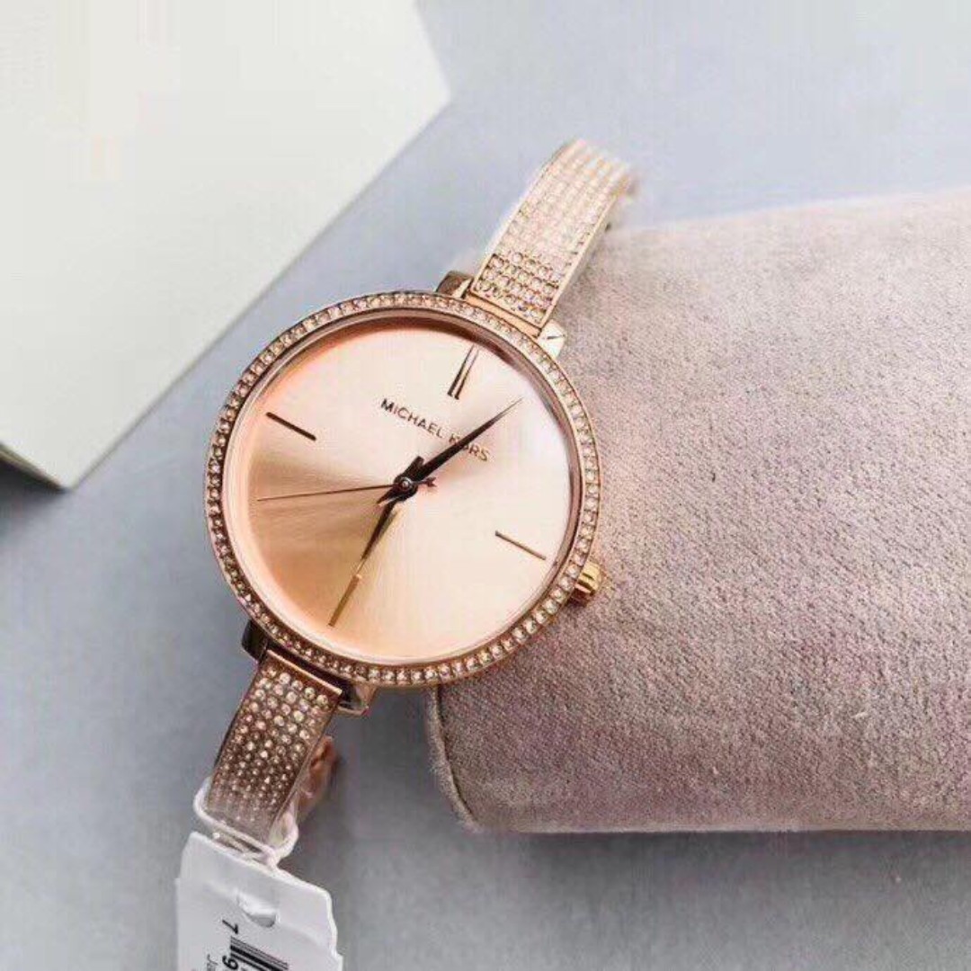 Michael kors jaryn rose gold watch deals