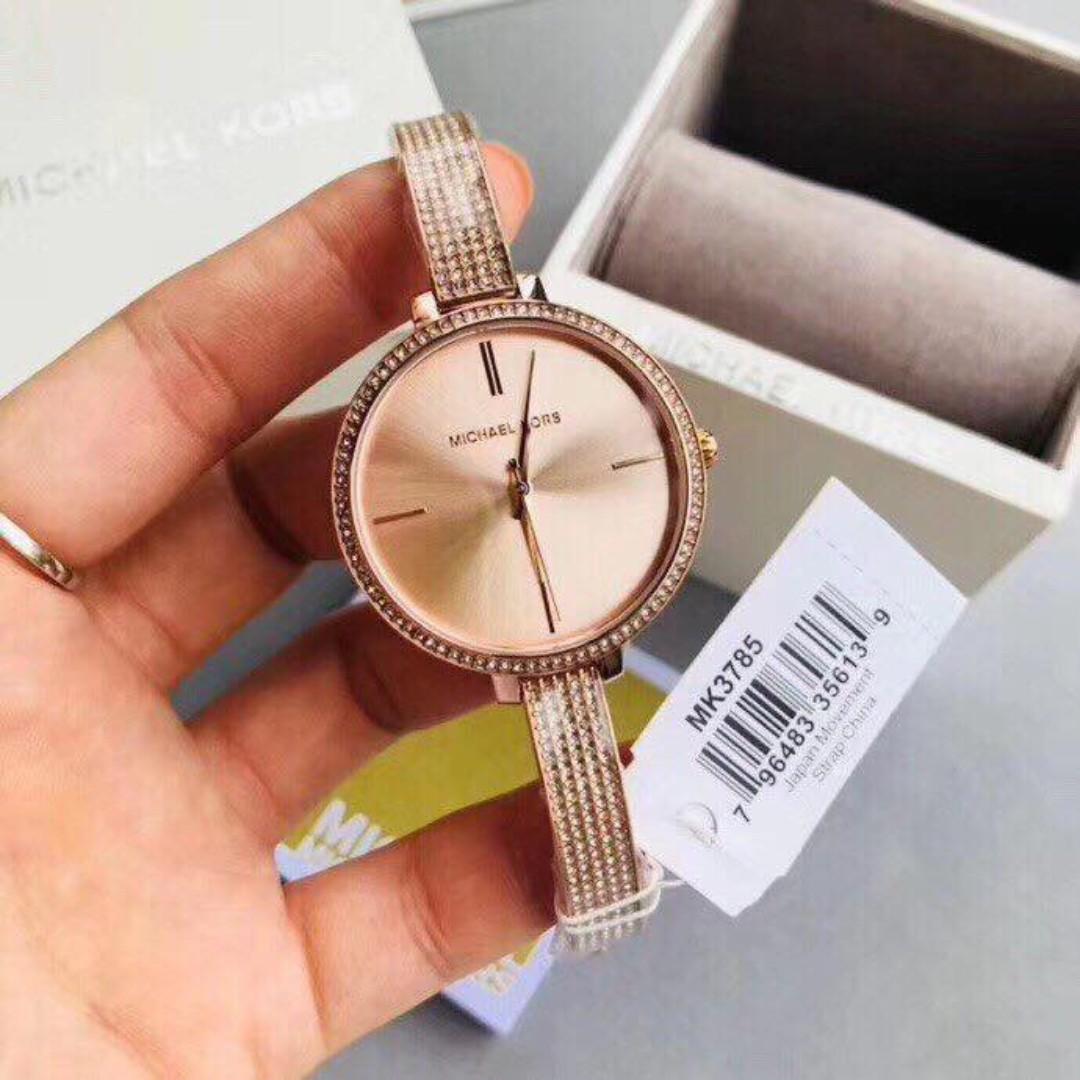 Michael Kors Jaryn Rose Dial Rose Gold tone Women s Watch MK3785