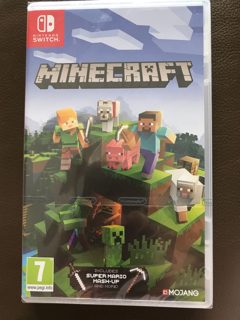 minecraft video game nintendo switch