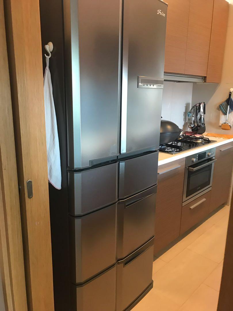 Mitsubishi 6 Door Fridge In Superb Condition Furniture