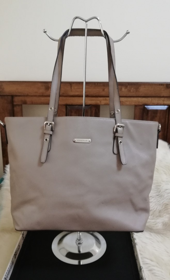 NICOLE MILLER ZIP TOTE BAG Women s Fashion Bags Wallets